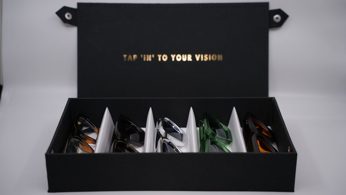 Ison Couture 5-Slot Luxury Sunglasses case | Omni-Vault