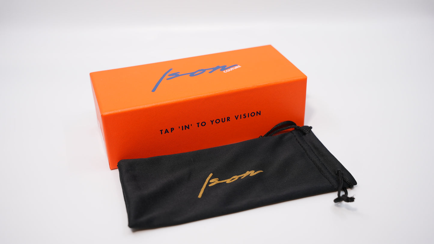 Citrus Plant Based Polarized Square frame sunglasses | Feat in Vision Expo