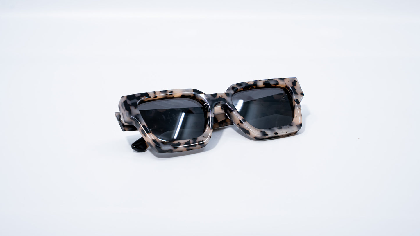 Granite Plant Based Polarized Square frame sunglasses