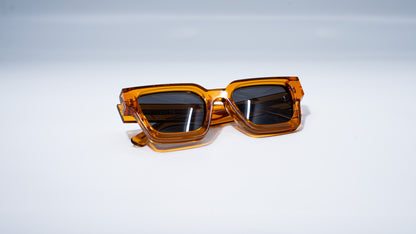 Citrus Plant Based Polarized Square frame sunglasses | Feat in Vision Expo