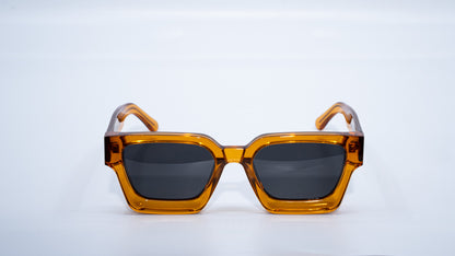 Citrus Plant Based Polarized Square frame sunglasses | Feat in Vision Expo