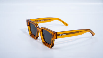 Citrus Plant Based Polarized Square frame sunglasses | Feat in Vision Expo
