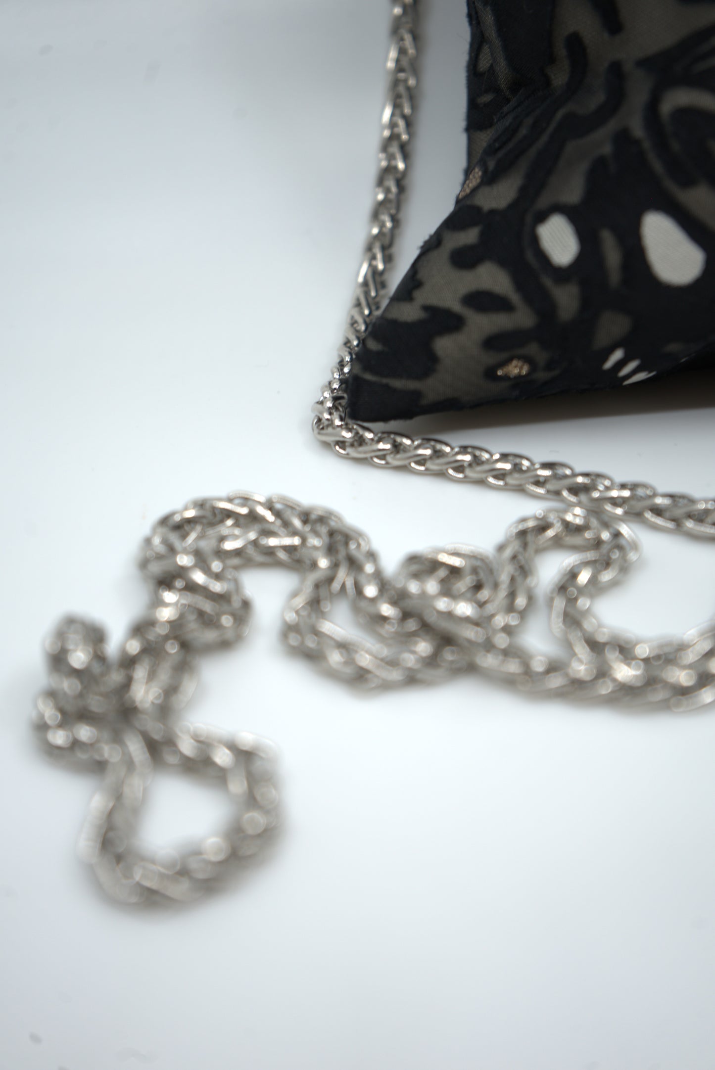 Limited Edition Lace Essentials Bag with Chain | Handmade by Lauie G.