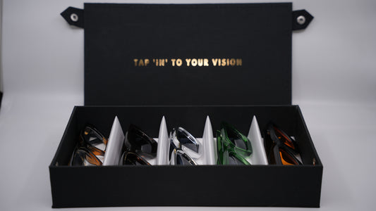 Ison Couture 5-Slot Luxury Sunglasses case | Omni-Vault