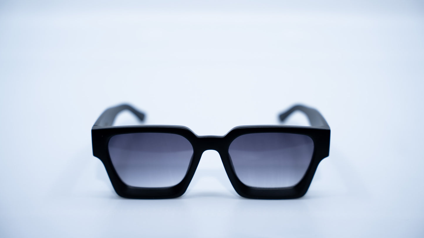 Matte Eclipse Square frame sunglasses