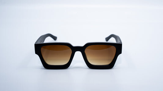 Matte Espresso Square frame sunglasses