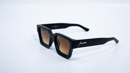 Matte Espresso Square frame sunglasses