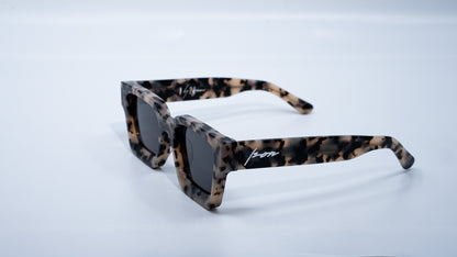 Granite Plant Based Polarized Square frame sunglasses