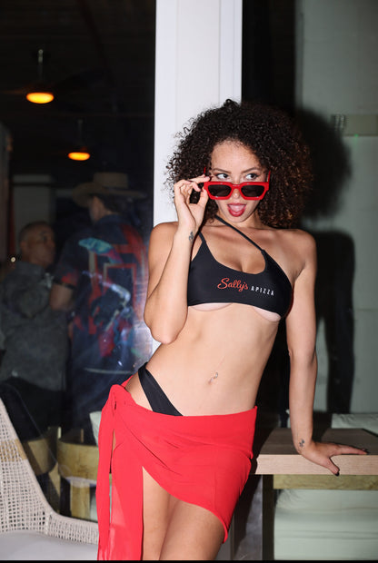 Race Red Plant Based Polarized Square frame sunglasses