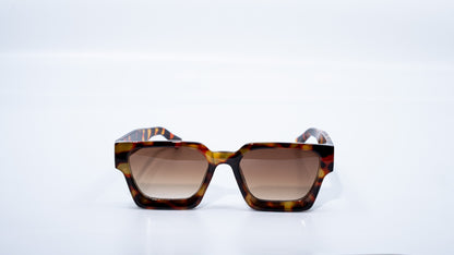 Tigers Eye- Tortoise Luxury Square Frame Sunglasses