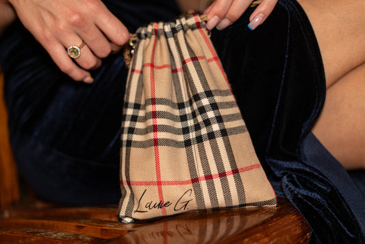 Italian Fabric Essentials Bag | Handmade by Lauie G.
